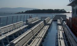 Deck of Double Ended Ferries - TBN 12 by KOUTALIS PERAMA built 2009