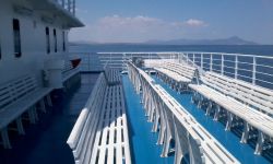Deck of Double Ended Ferries - TBN 15 by PERAMA built 2010